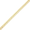 Thumbnail Image 2 of 5.8mm Flat Curb Chain Necklace Hollow 18K Yellow Gold 18"