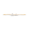 Thumbnail Image 4 of Certified Diamond Clover Bangle Bracelet 1/3 ct tw 18K Yellow Gold 6.75"