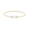 Thumbnail Image 1 of Diamond Flex Cuff Bracelet 1/6 ct tw 10K Yellow Gold