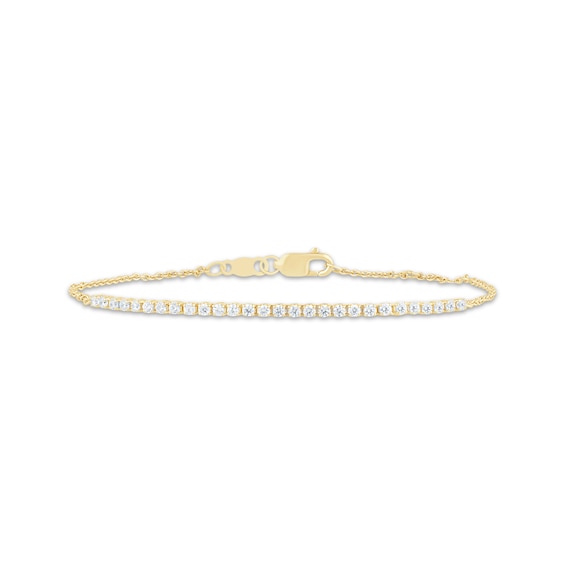 KAY Lab-Grown Diamonds Chain Bracelet 1/2 ct tw 10K Yellow Gold 7"