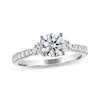 Thumbnail Image 1 of THE LEO Ideal Cut Diamond Engagement Ring 1-1/5 ct tw 14K White Gold