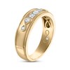 Thumbnail Image 2 of Every Moment Men's Diamond Wedding Band 1/2 ct tw 14K Yellow Gold