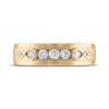 Thumbnail Image 2 of Every Moment Men's Diamond Wedding Band 1/2 ct tw 14K Yellow Gold