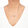 Thumbnail Image 2 of "Love" Heart Necklace 14K Yellow Gold 17"