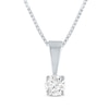 Thumbnail Image 2 of Diamond Solitaire Gift Set 1/2 ct tw 10K White Gold 18" (J/I3)