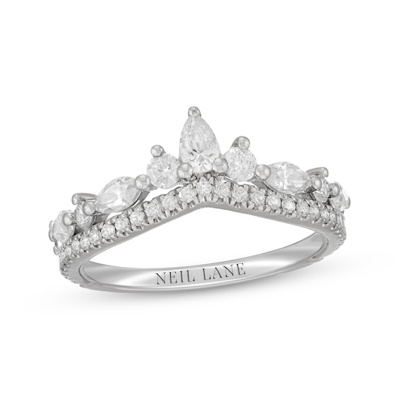 Neil Lane Pear, Marquise & Round-Cut Diamond Anniversary Ring 1 ct tw 14K White Gold