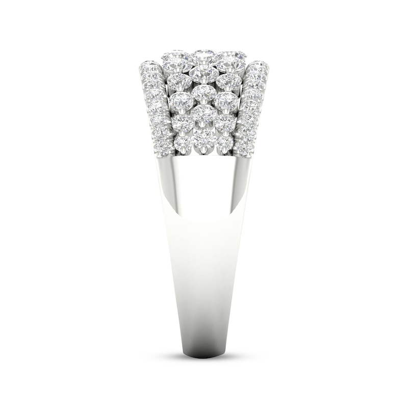 Main Image 3 of KAY Lab-Grown Diamonds Five-Row Ring 1 ct tw 14K White Gold