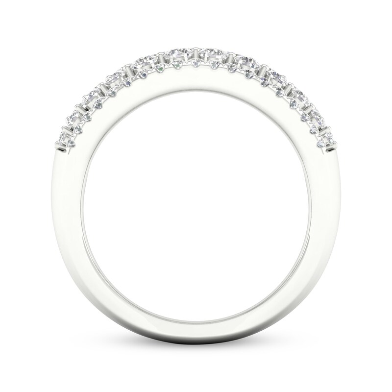 Main Image 4 of KAY Lab-Grown Diamonds Five-Row Ring 1 ct tw 14K White Gold