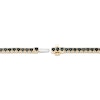 Thumbnail Image 2 of Men's Black Diamond Tennis Bracelet 5 ct tw 10K Yellow Gold 8.5"