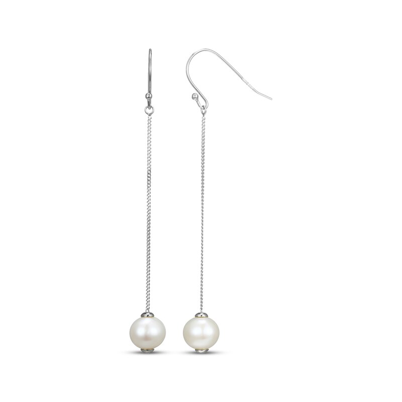 Cultured Pearl Dangle Earrings Sterling Silver Kay Outlet