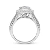 Thumbnail Image 3 of Multi-Diamond Pear Halo Engagement Ring 2 ct tw 10K White Gold