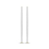 Thumbnail Image 2 of Diamond Ellipse Inside-Out Hoop Earrings 1/3 ct tw 10K Yellow Gold 30mm