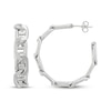 Thumbnail Image 3 of Mariner Link Open Hoop Earrings Sterling Silver