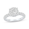 Thumbnail Image 1 of Round-Cut Diamond Halo Engagement Ring 2 ct tw 14K White Gold
