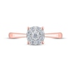 Thumbnail Image 3 of Multi-Diamond Promise Ring 1/5 ct tw 10K Rose Gold
