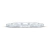 Thumbnail Image 3 of Diamond Textured Anniversary Ring 1/10 ct tw 10K White Gold