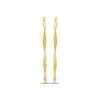 Thumbnail Image 2 of Twist Hoop Earrings 10K Yellow Gold 60mm
