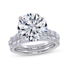 Thumbnail Image 1 of Adore Round-Cut Lab-Grown Diamond Bridal Set 5 ct tw 14K White Gold