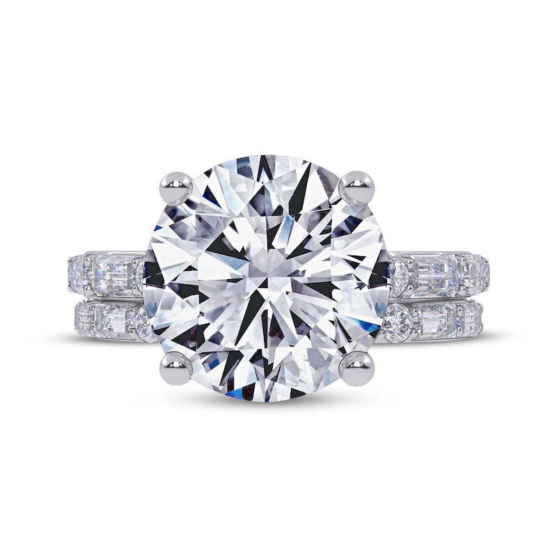 Main Image 3 of Adore Round-Cut Lab-Grown Diamond Bridal Set 5 ct tw 14K White Gold