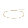 Thumbnail Image 1 of Infinity Station Anklet 10K Yellow Gold 10"