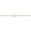 Thumbnail Image 2 of Diamond Open-Circle Clover Necklace 1/5 ct tw 24K Yellow Gold Vermeil Sterling Silver 18"