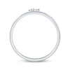 Thumbnail Image 3 of KAY Lab-Grown Diamonds Faux Stack Fashion Ring 1/8 ct tw 10K White Gold