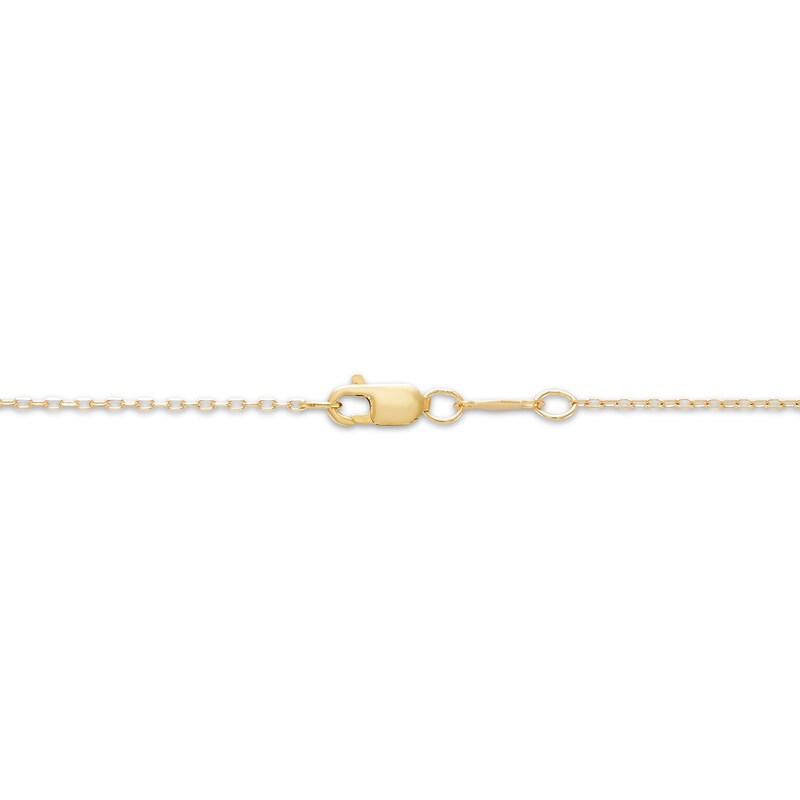 Main Image 3 of Bar Trio Station Necklace 10K Yellow Gold 18"