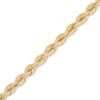 Thumbnail Image 2 of 3.7mm Silk Rope Chain Necklace Solid 14K Yellow Gold 20"