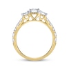 Thumbnail Image 3 of Adore Round-Cut Diamond Three-Stone Engagement Ring 1-1/2 ct tw 14K Yellow Gold