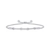 Thumbnail Image 1 of Diamond Bolo Bracelet 1/4 ct tw 10K White Gold
