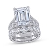 Thumbnail Image 1 of Adore Lab-Grown Diamonds Emerald-Cut Bridal Set 12 ct tw 14K White Gold