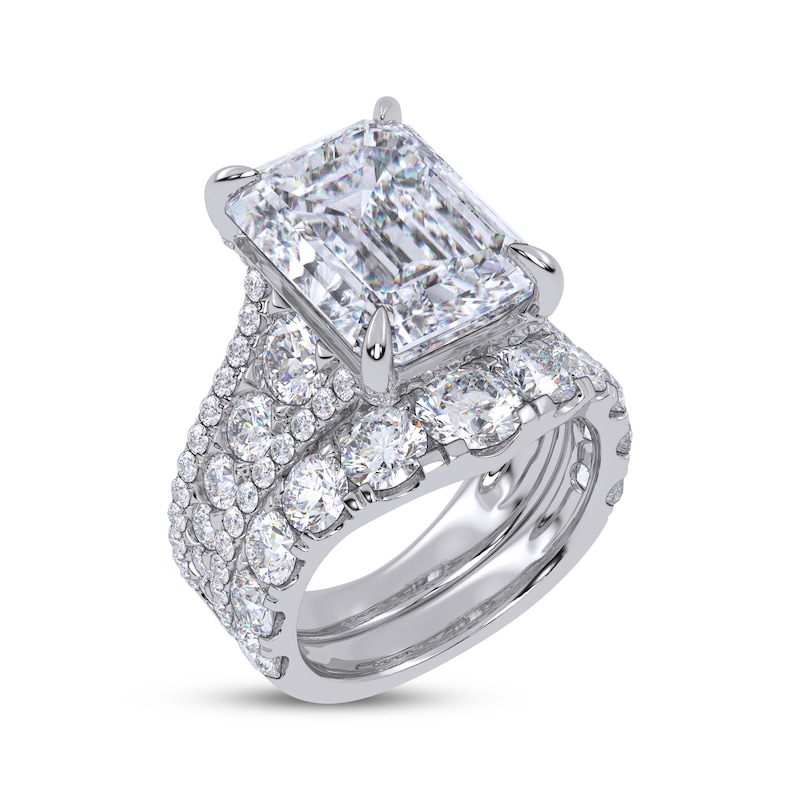 Main Image 2 of Adore Lab-Grown Diamonds Emerald-Cut Bridal Set 12 ct tw 14K White Gold