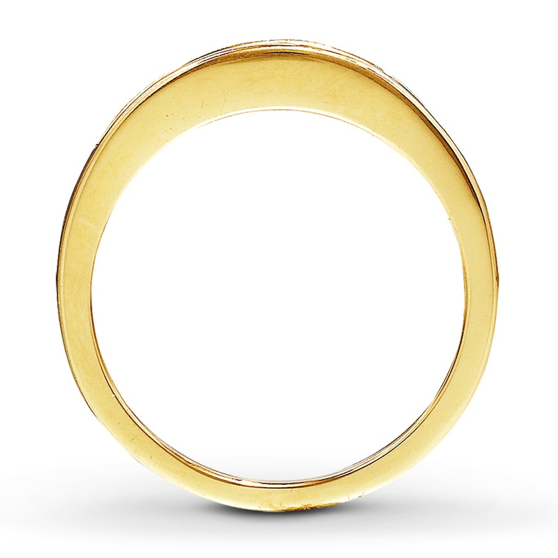 Main Image 2 of Diamond Band 1/2 ct tw Princess-cut 14K Yellow Gold