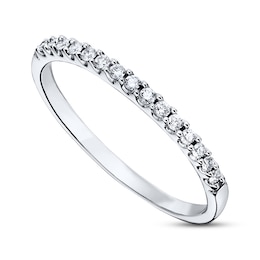 Adore Diamond Anniversary Band 1/6 ct tw Round-cut 14K White Gold