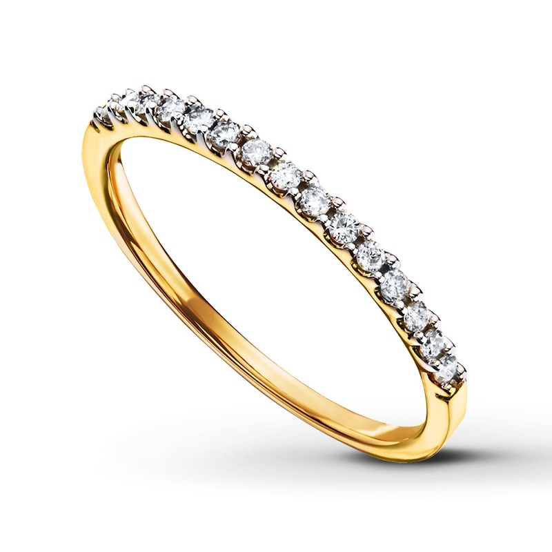 Main Image 1 of Adore Diamond Anniversary Band 1/6 ct tw Round-cut 14K Yellow Gold
