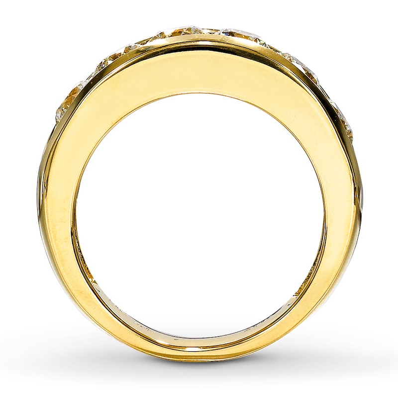 Main Image 2 of Adore Diamond Wedding Band 2 ct tw Round-cut 14K Yellow Gold