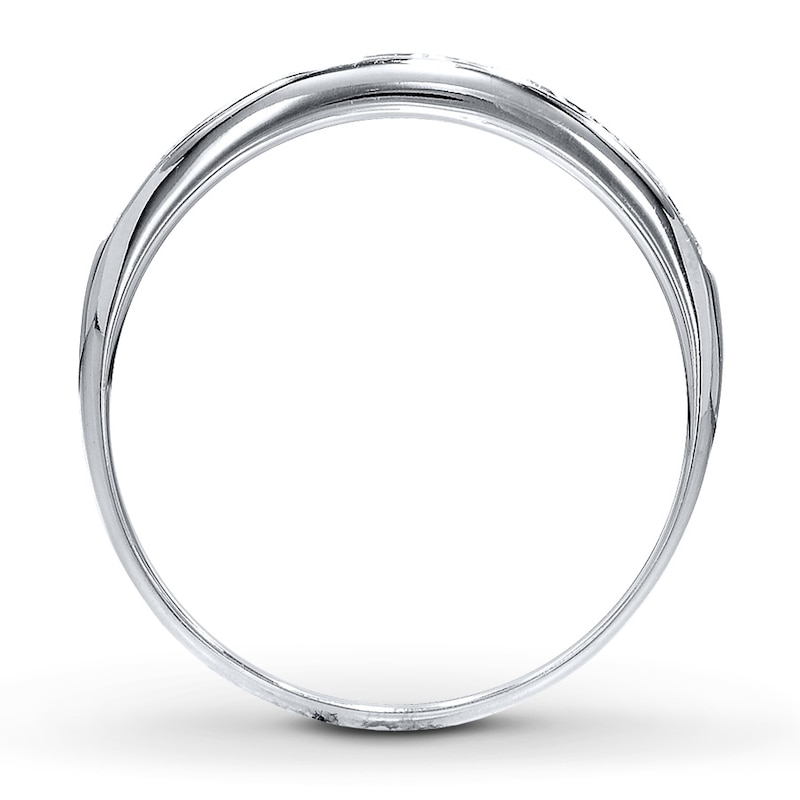 Main Image 2 of Adore Diamond Anniversary Ring 1/3 ct tw Round-cut 14K White Gold