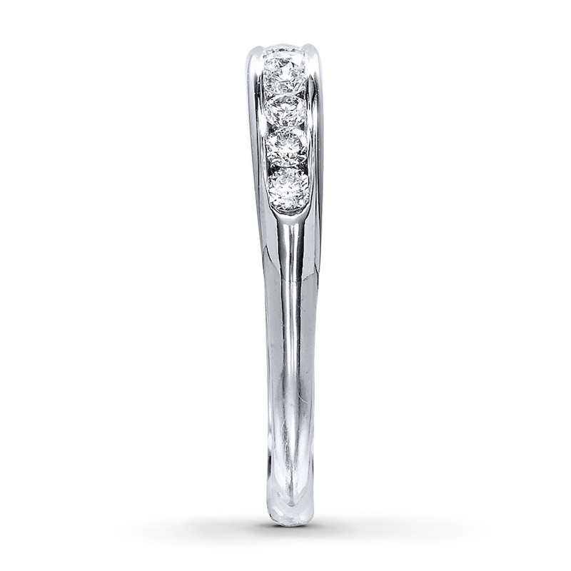 Main Image 3 of Adore Diamond Anniversary Ring 1/3 ct tw Round-cut 14K White Gold