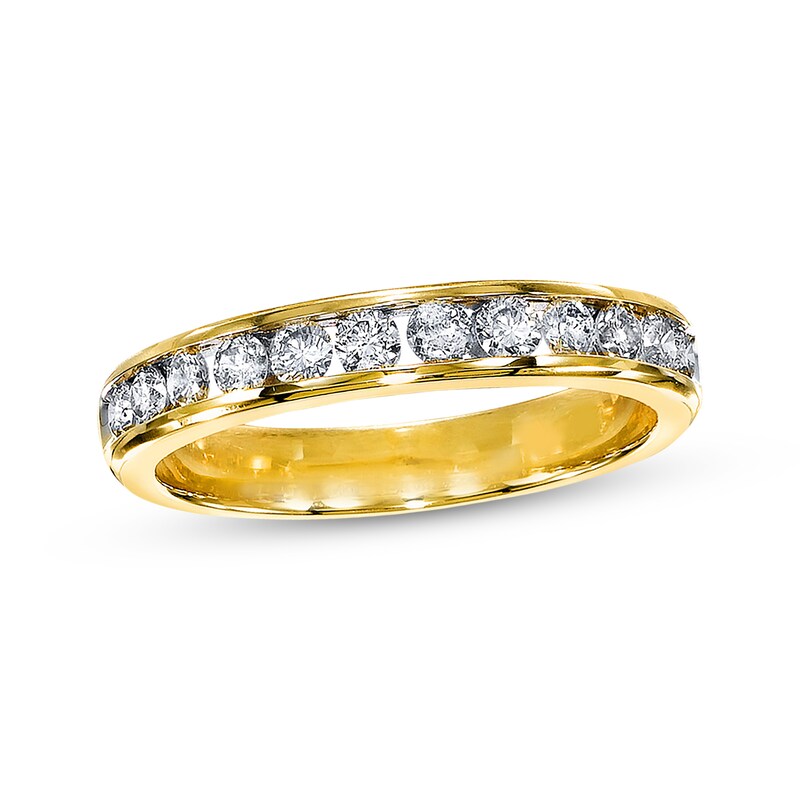 Main Image 1 of Adore Diamond Band 1/2 ct tw Round-cut 14K Yellow Gold
