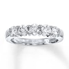 Thumbnail Image 1 of Adore 5-Diamond Band 1 ct tw Round-cut 14K White Gold