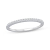 Thumbnail Image 0 of Diamond Anniversary Ring 1/10 ct tw Round-cut 10K White Gold