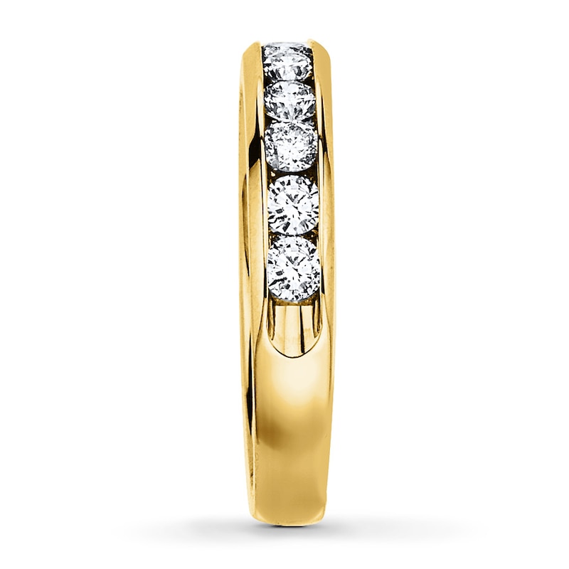 Main Image 3 of Diamond Anniversary Band 1 ct tw Round-cut 10K Yellow Gold