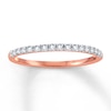 Thumbnail Image 1 of Adore Diamond Anniversary Ring 1/6 ct tw Round-cut 14K Rose Gold