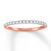 Thumbnail Image 0 of Diamond Anniversary Ring 1/6 ct tw Round-cut 14K Rose Gold