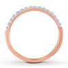 Thumbnail Image 1 of Diamond Anniversary Ring 1/6 ct tw Round-cut 14K Rose Gold