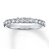 Diamond Anniversary Ring 3/4 ct tw Round-cut 14K White Gold