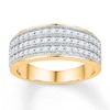 Thumbnail Image 1 of Anniversary Band 1/2 ct tw Diamonds 10K Yellow Gold