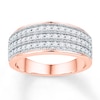 Thumbnail Image 1 of Anniversary Band 1/2 ct tw Diamonds 10K Rose Gold