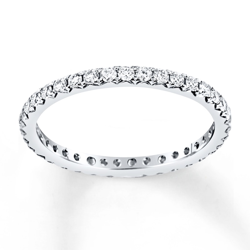 Diamond Eternity Ring 1/2 ct tw Round-cut 14K White Gold