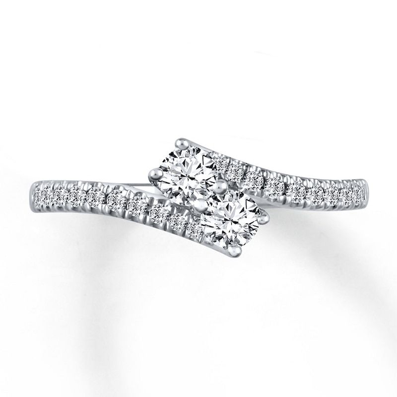 Ever Us Two-Stone Ring 1/2 ct tw Diamonds 14K White Gold